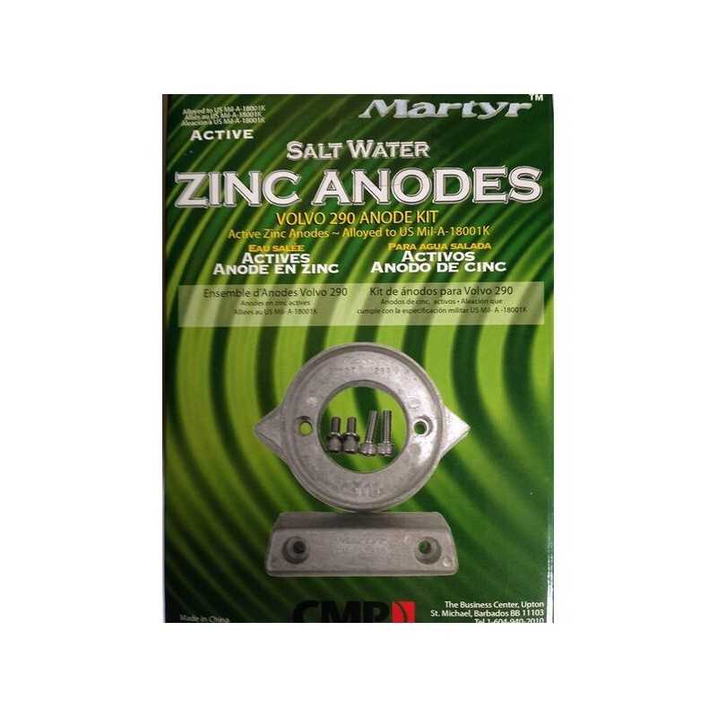 Kit Anodi di Zinco per motori Volvo 290 N80607230223