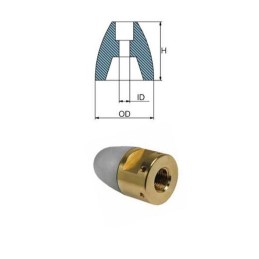 Anodo di Zinco Tipo RIVA Prop D.35mm M24x2 N80605330304