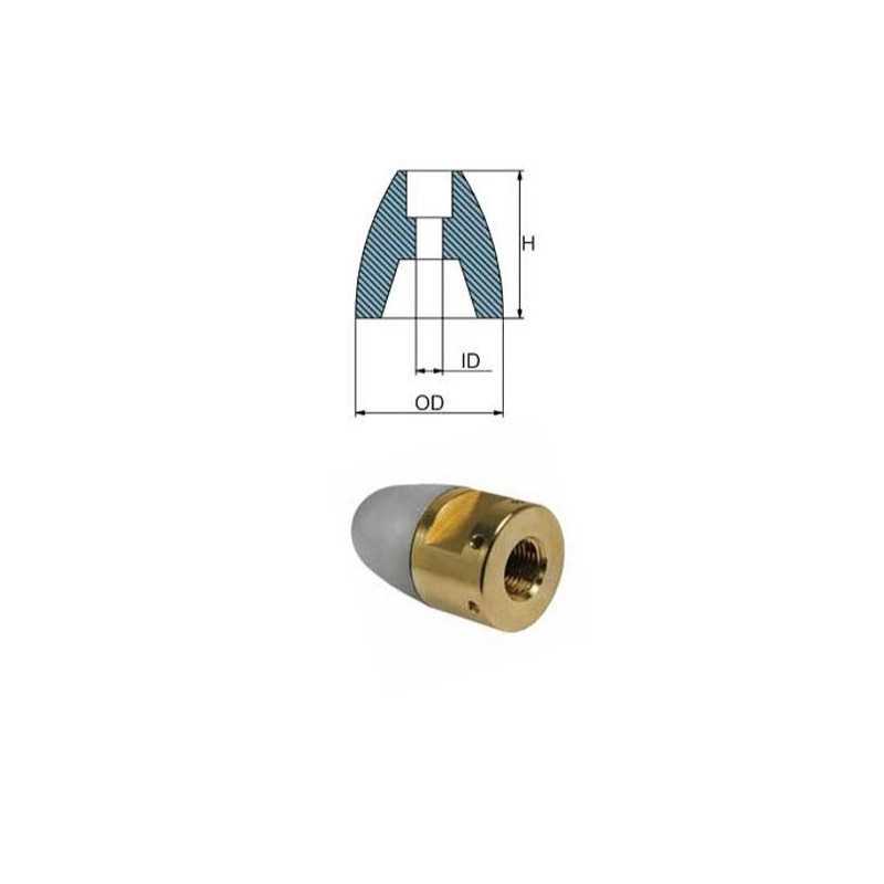 Anodo di Zinco Tipo RIVA Prop D.35mm M24x2 N80605330304