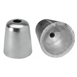 Anodo di Zinco ad Ogiva RIVA RI013 per assi ed eliche Ø14mm 51xh59mm