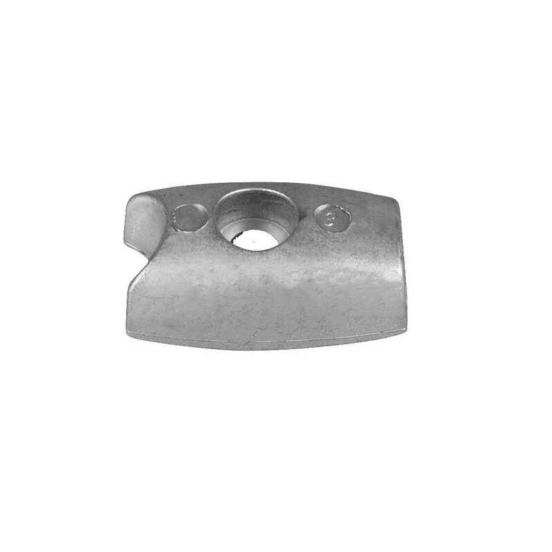 Anodo di zinco a placca Volvo Penta Bow Trust Seal Drive N80607230731