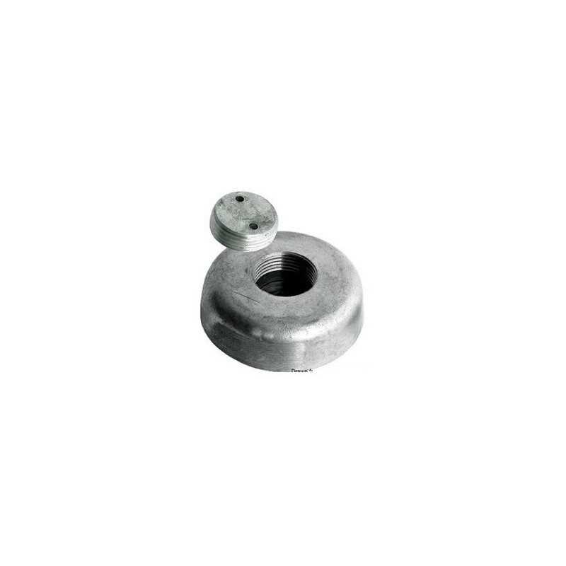 Anodo di Zinco a Rondella con Fissaggio a Scomparsa ∅ 135x47 mm 4,50Kg