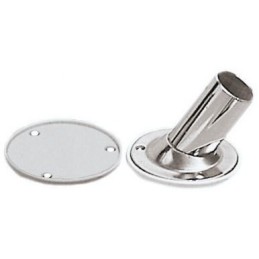 Sottobase in polietilene bianco per basette pulpito inox 57.4mm