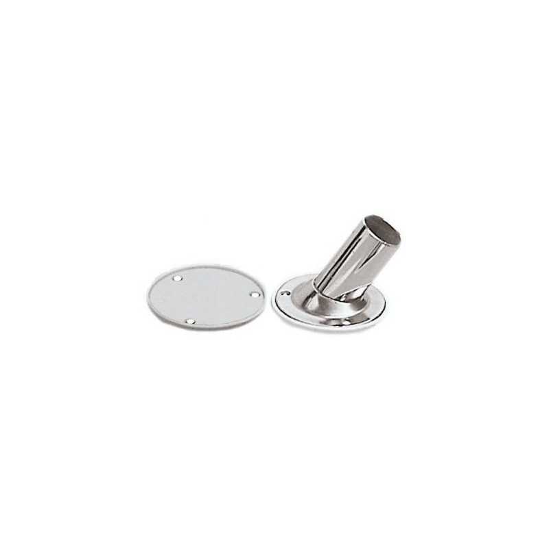 Sottobase in polietilene bianco per basette pulpito inox 57.4mm