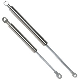 Molla a gas in acciaio inox Aperto 900mm Corsa 380mm Reazione 45kg