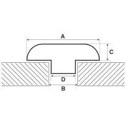 Aeratore automatico a cella solare in ABS bianco 220x33mm TRL6401220