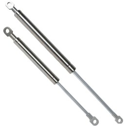 Molla a gas in acciaio inox Aperto 700mm Corsa 300mm Reazione 35kg