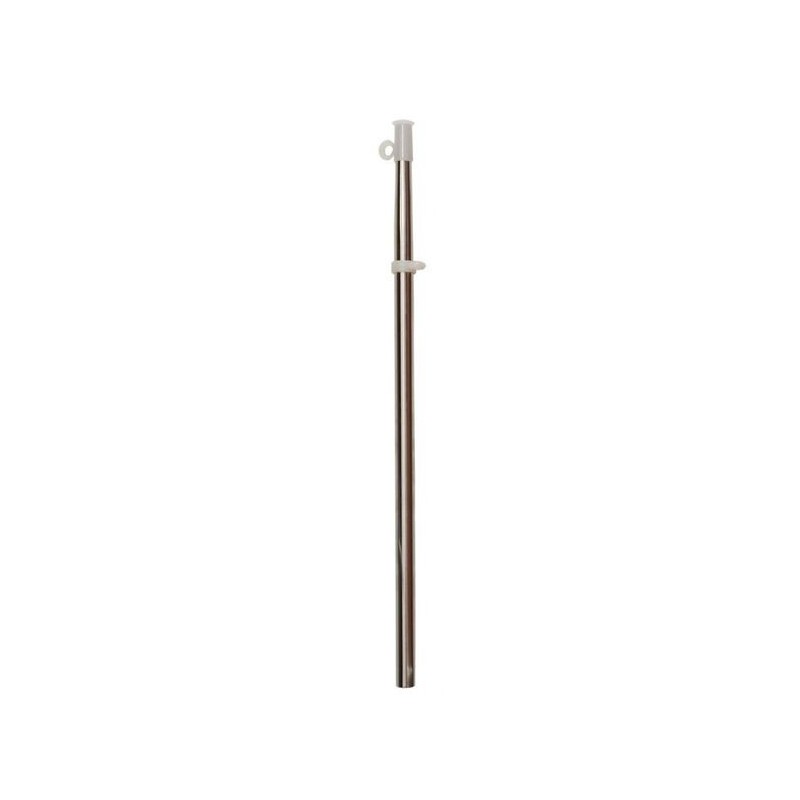 Asta portabandiera inox con 2 occhielli passacima 40cm Ø14mm