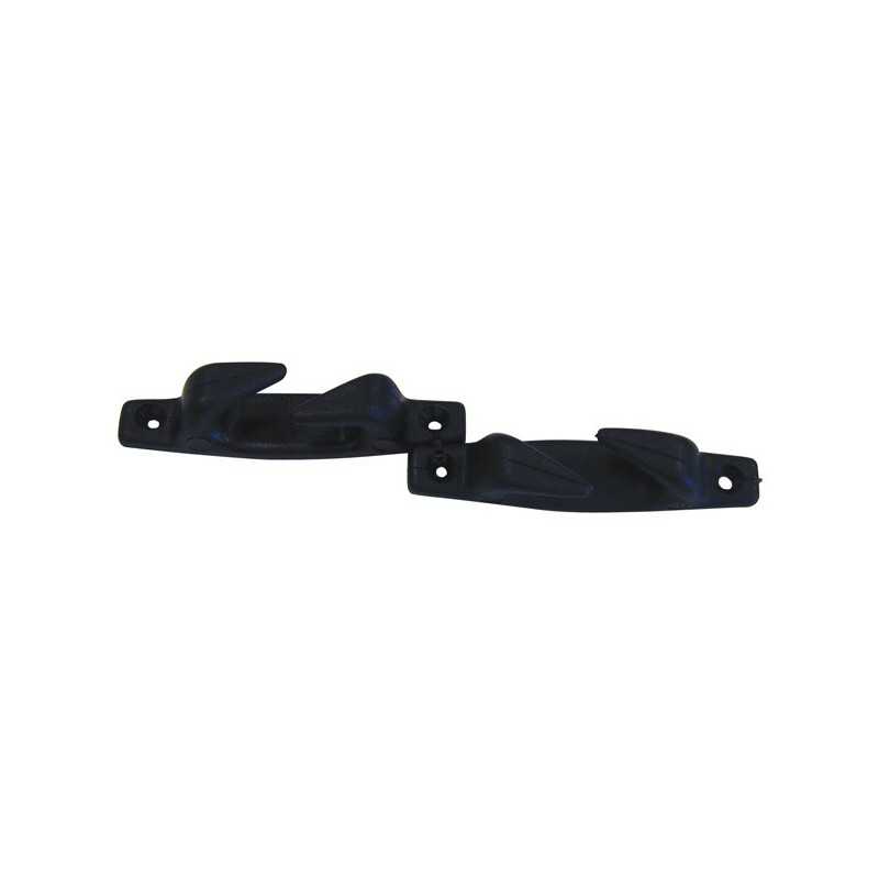 Coppia passacavi asimmetrici in nylon pesante 140x31mm N11102500260