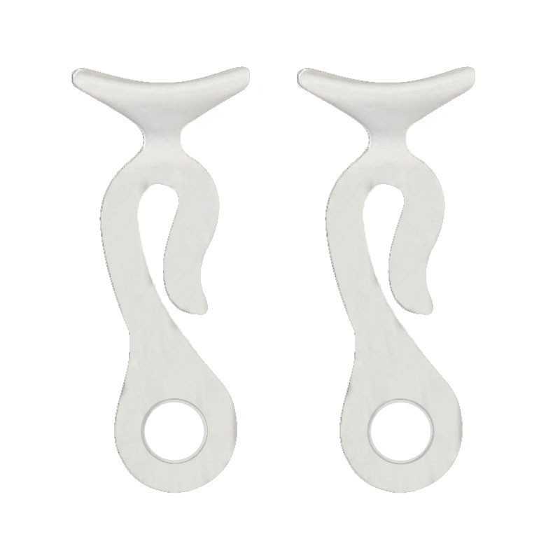 Coppia clips portaparabordi per cavo 12mm Bianco N10502806693B