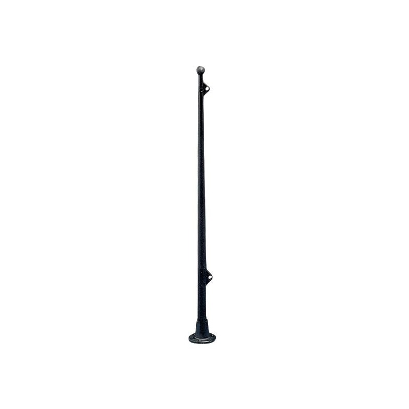 Asta Bandiera in plastica nera 29cm con 2 basi N30112502110