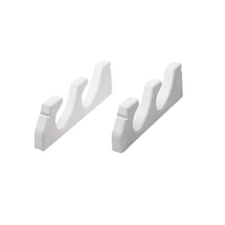 Coppia Portacanne Mezzi marinai 2 posti 222x23xh63mm Bianco LZ31527