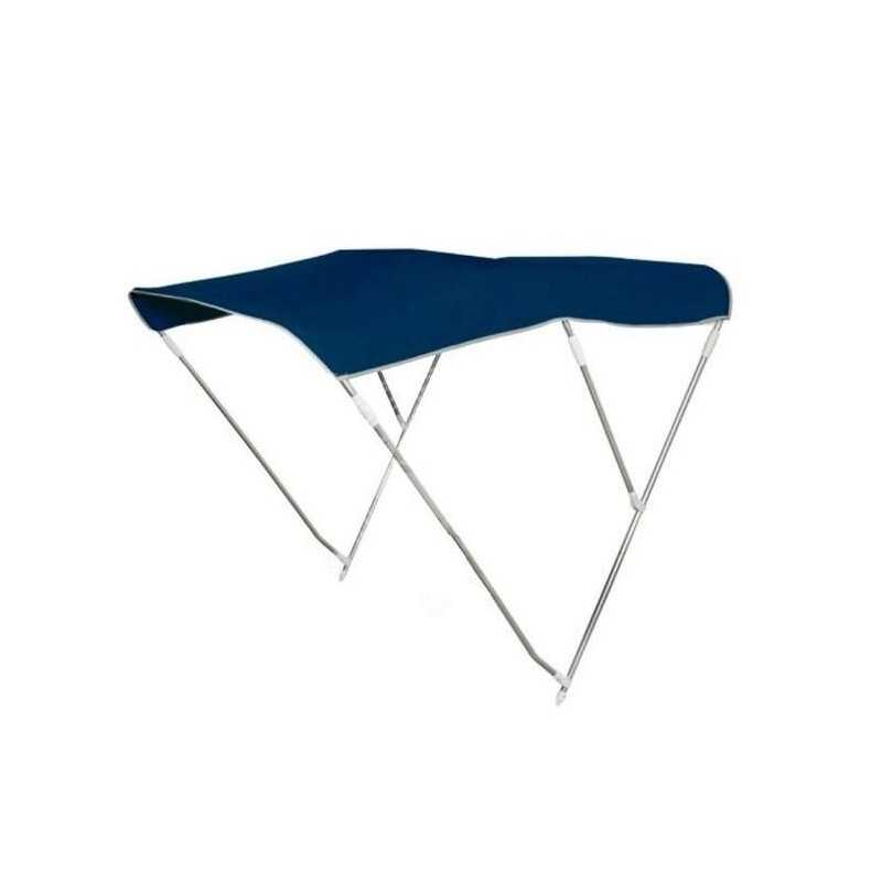 Tendalino Blu Navy a 3 Archi in acciaio Inox 230x235xh140cm