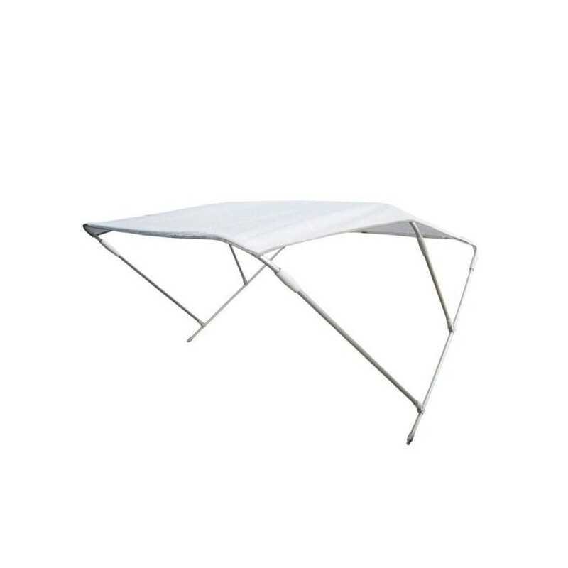 Tendalino 3 Archi in Alluminio 185x180xh110cm Bianco MT3265058