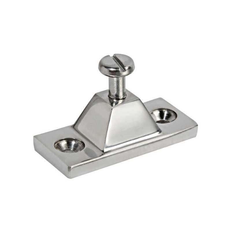 Supporto Tendalino a parete Inox 49x22x5mm per tubi 20mm