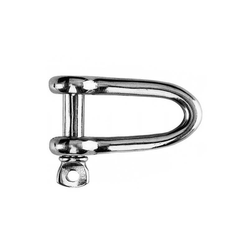 Grillo acciaio inox lungo con chiusura a vite Perno 4mm N61641100460