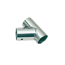 Tee inclinato 60° in acciaio inox per Tubo D.25 mm OS4113423