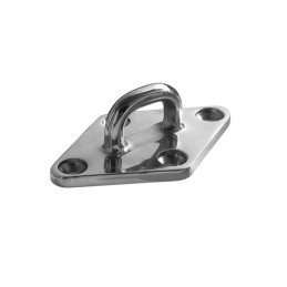 Golfare in acciaio inox 316 fuso per attacchi in coperta 79x49mm