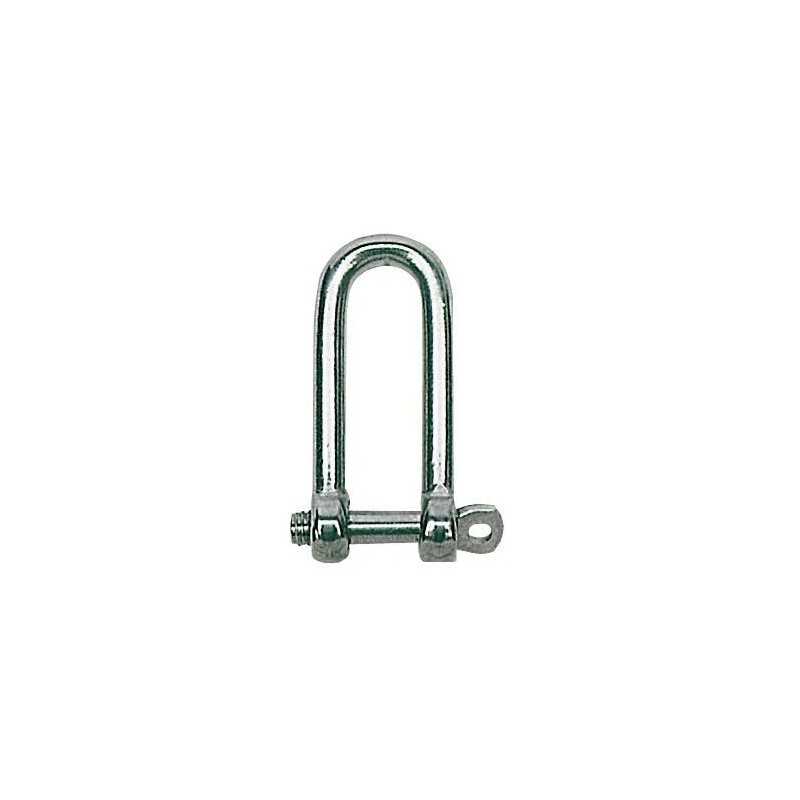 Grillo acciaio inox lungo con chiusura a vite Perno 6 mm N61641100462