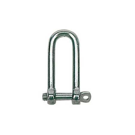 Grillo acciaio inox lungo con chiusura a vite Perno 6 mm N61641100462