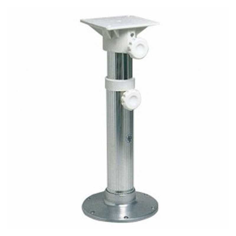 Colonna telescopica per sedile con base sottosedile alluminio 4562cm