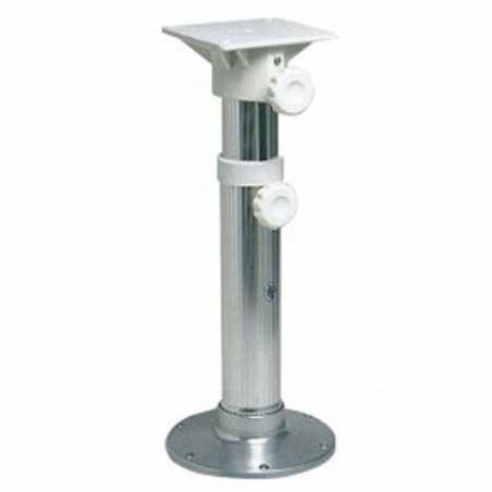 Colonna telescopica per sedile con base sottosedile alluminio 4562cm