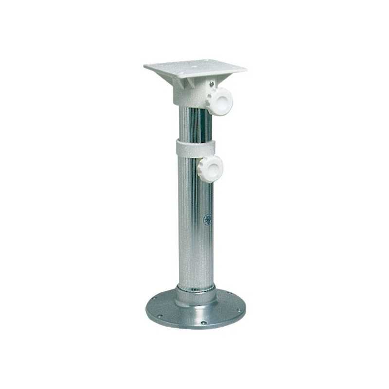 Colonna telescopica per sedile con base sottosedile in nylon 4562cm