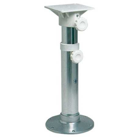 Colonna telescopica per sedile con base sottosedile in nylon 4562cm