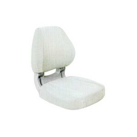 Sedile ergonomico Sirocco Bianco Schienale ribaltabile con blocco