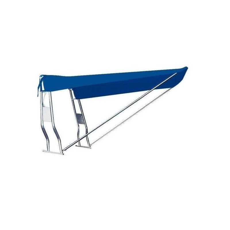 Tendalino Telescopico per Roll-Bar Tubo in Inox Blu Navy 130x190x190cm