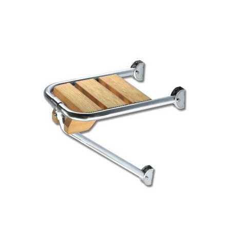 Plancetta di poppa Mini Filicudi in inox e legno marino 27x36cm