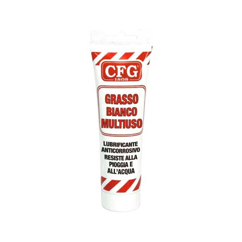 CFG Grasso bianco al litio 125gr Lubrificante bianco non dilavabile