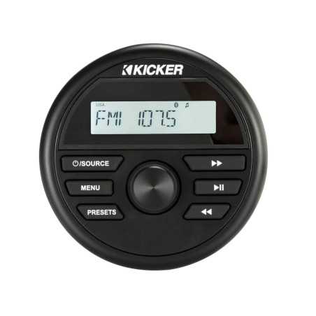 Kicker KMC2 Ricevitore Marino Multimediale Gauge Style 4 canali