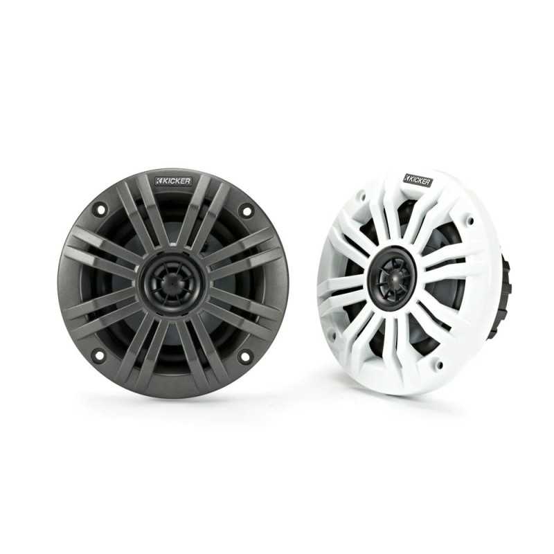 Kicker KM44 Coppia Altoparlanti Coassiali 4" 150W 4Ohm 89dB