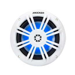 Kicker KM604W/L Coppia Altoparlanti Coassiali LED 6.5" 150W 4Ohm 90dB