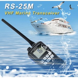 VHF Radio marino impermeabile RS25M IPX7 16 canali 156.000-162.000MHz