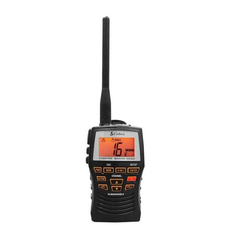 VHF Marino Portatile Cobra Marine MR HH150 FLTE N100666020491