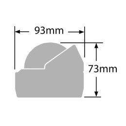 Bussola Ritchie Explorer 2-3/4 esterna Nera OS2508111