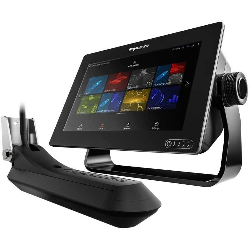 Raymarine Axiom 9 RV Display con Fishfinder RealVision 3D Trasd