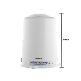 Glomex Antenna Wi-Fi e GSM GPRS EDGE 3G 4G LTE Webboat 4G Lite 12-24V