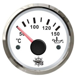 Osculati Indicatore Temperatura Olio Scala 50-150°C 12/24V Quadrante B