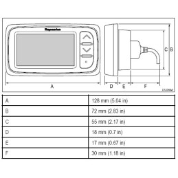 Raymarine i40 Depth Pack Trasduttore P7 Passante E70142 RYE70142