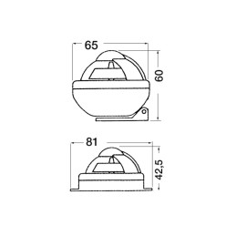 Bussola Riviera Comet 1-2 Grigia OS2500601