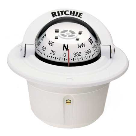 Bussola Ritchie Explorer F-50W 2-3/4 Incasso Bianco UF67317J