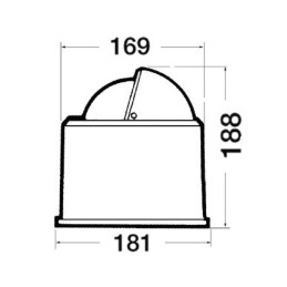 Bussola Riviera 5 BW2/AV Rosa nera Corpo nero OS2501000