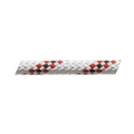 Marlow Marlowbraid Fleck Bianco con Segnalino Rosso Ø6mm Bobina 200m