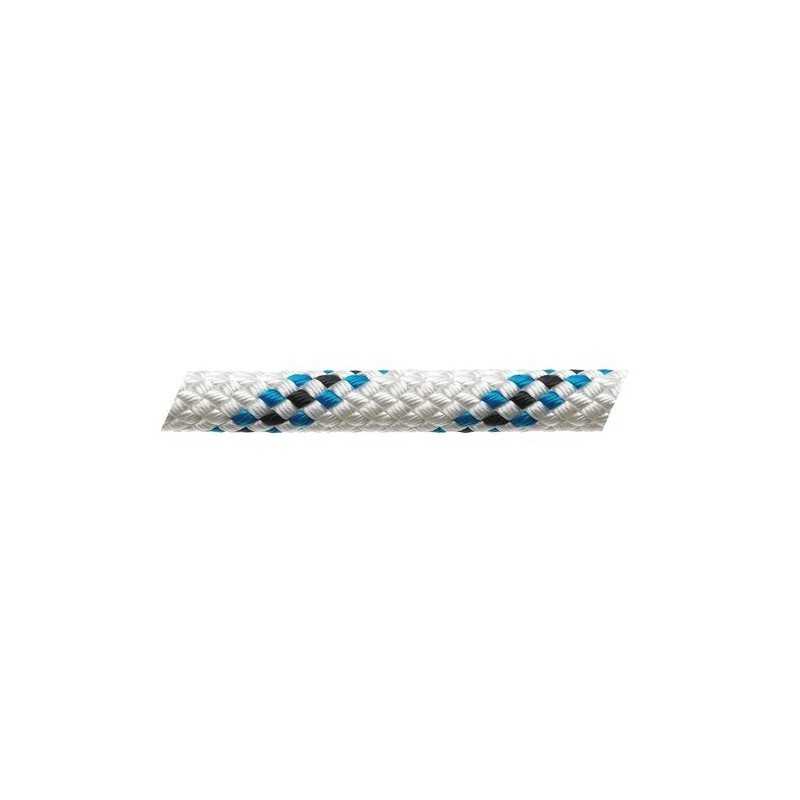 Marlow Braid Fleck Bianco con Segnalino Blu Ø 8mm Bobina da 200m