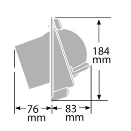 Bussola Ritchie Venturi Sail 3-3/4 Nera Rosa rossa OS2508802