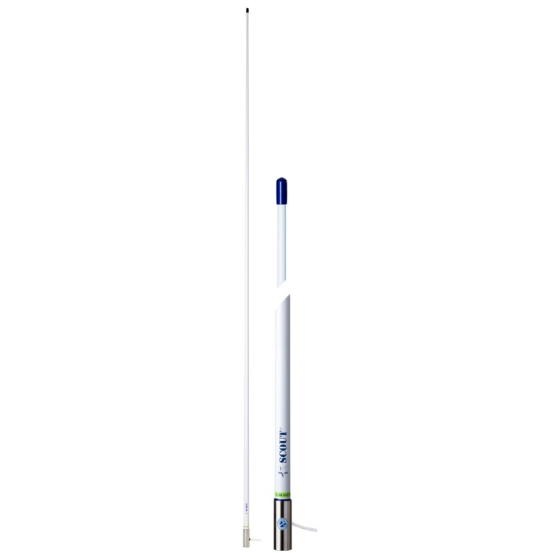 Scout KS-43 Antenna VHF 240cm 6dB Cavo RG-8X 6m N100266501073