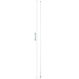 Scout KS-43 Antenna VHF 240cm 6dB Cavo RG-8X 6m N100266501073